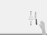 Mac Knife cuchillo Santoku, Plateado