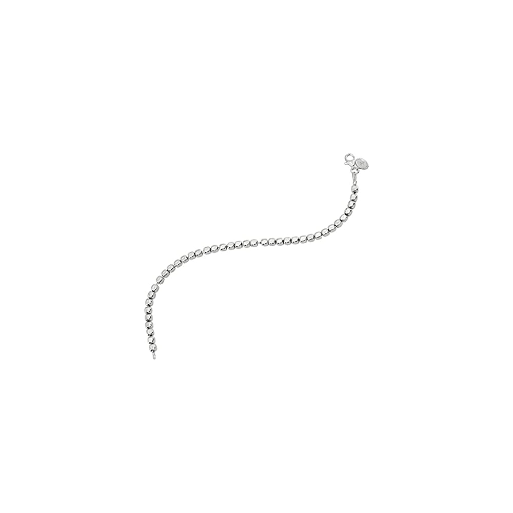 Pulseras y tobilleras Brazalete de cuentas en plata de ley