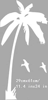 Vinilo Decorativo BIBITIME Palmera y Aves para Pared Modelo 2