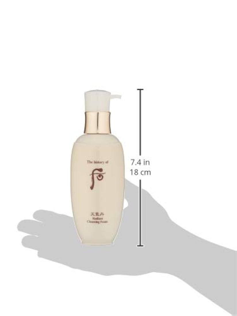 Cuidado Facial, espuma de limpieza radiante, 7.05 oz.