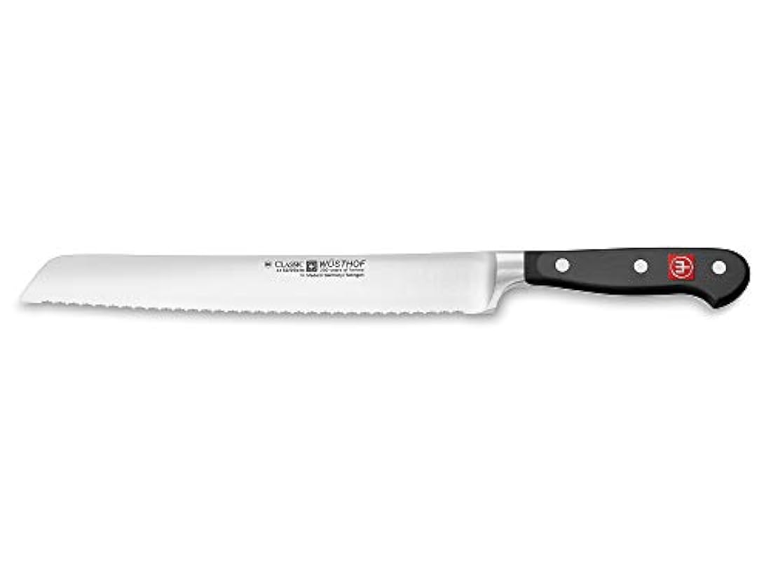 Wüsthof Cuchillo de sierra para pan, acero de carbono