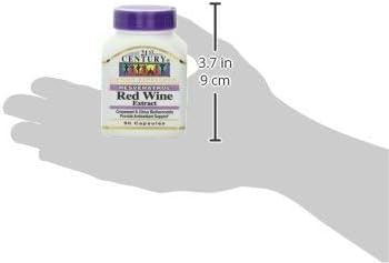 Suplemento Cápsulas de extracto de vino tinto de resveratrol