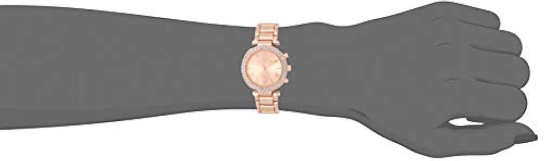 Reloj de vestir de mujer de cuarzo con tonos dorados