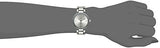 Reloj de pulsera plateado con esfera de diamantes para mujer