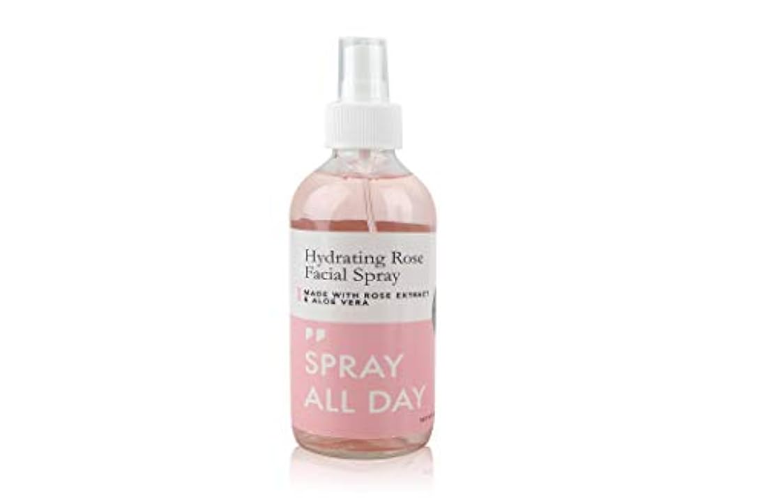 Grace and Stella Co. Rose Skin Collection - Espray facial de agua de rosa (240 ml / 8 onzas fluidas) y / o rosa de cuarzo Jade Roller Gua Sha