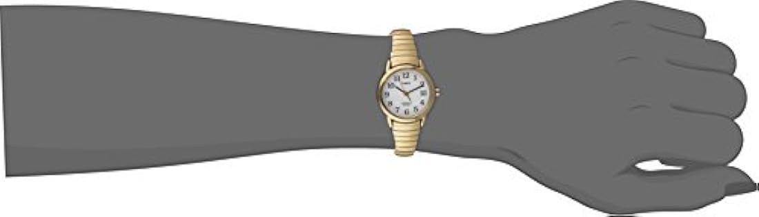 Reloj de fecha banda de expansión para mujer