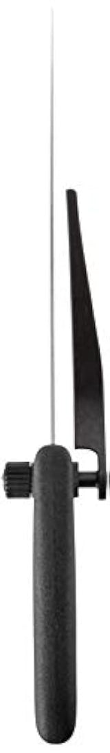 Cuchillo culinaria con guía de corte ajustable, color negro