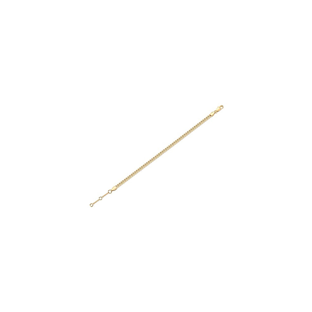 Pulseras y tobilleras ajustable chapada en oro