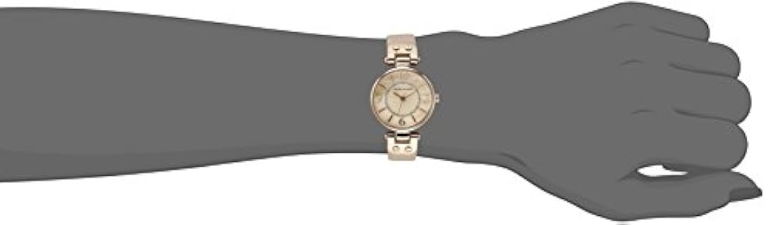 Reloj con correa de piel para mujer