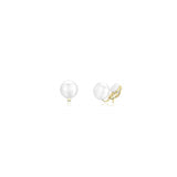 Aretes de perlas de agua dulce para mujeres
