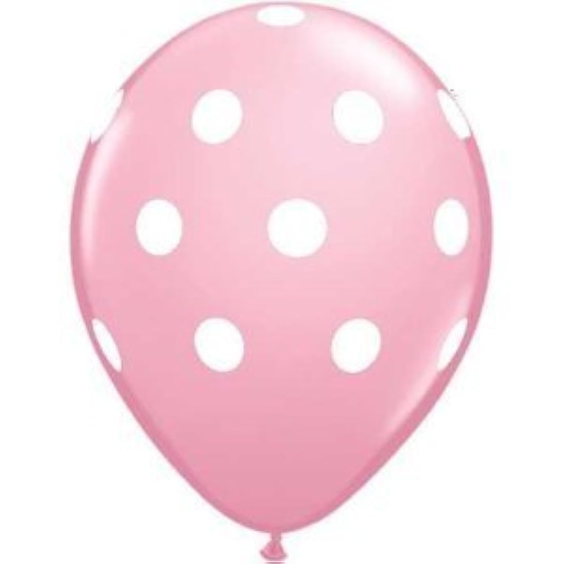 50 pcs globos de látex (12, lunares, color rosa