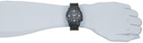 Armitron 204692BKTI reloj de vestir con esfera negra y acero inoxidable chapado