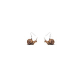 Aretes de acrílico con diseño de caracoles para mujeres