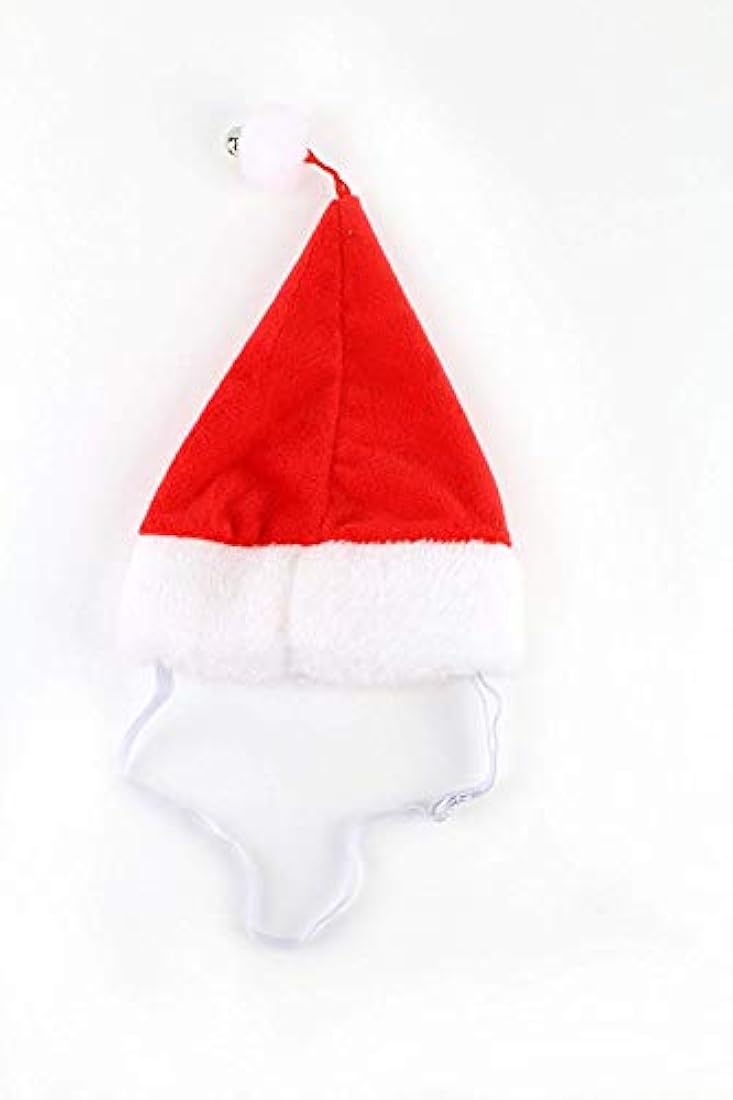 Perro Bordado Feliz Navidad Gorro de Papá con Jingle Bell