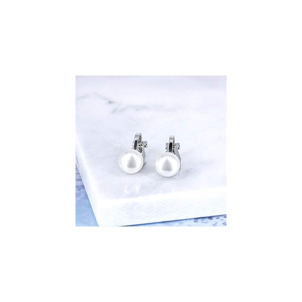 Aretes de perlas de agua dulce para mujeres y niñas