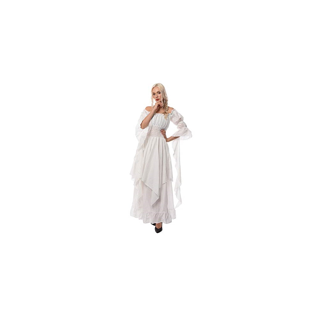 Disfraz Vestido victoriano novia medieval gótico talla  S/M