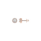 Aretes de plata chapados en oro de 14 quilates