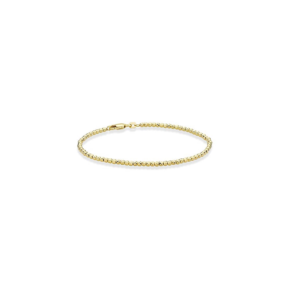 Pulseras de plata de ley 925 con corte de diamante
