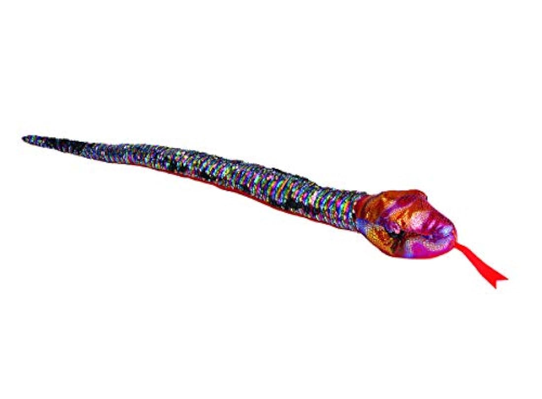 Peluche de serpiente de lentejuelas (53.9 in)