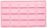 x-haibei 20-cavity rectangular Mini Guest Soap Chocolate Candy molde molde de silicona