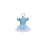 Dsifraz con diadema para bebé diseño de princesa 3-6 meses