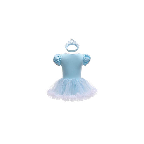 Dsifraz con diadema para bebé diseño de princesa 3-6 meses