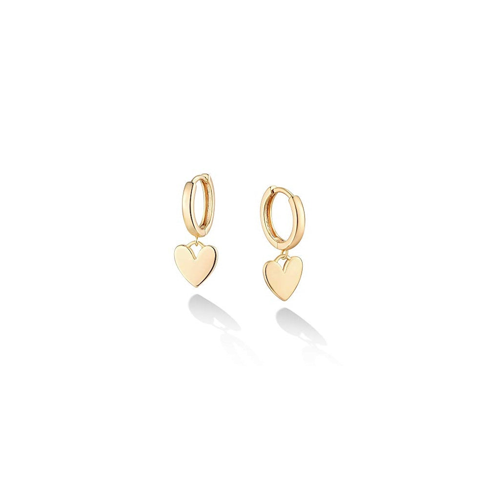 Pendientes de aro para mujer diseño de corazón