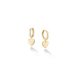 Pendientes de aro para mujer diseño de corazón