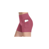 Shorts cortos de yoga de cintura alta para mujer S