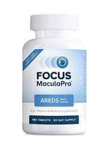 Focus MaculaPro - AREDS Based Eye Vitamin-Mineral Supplement (180 ct. 90 Day Supply) -AREDS Based Vitamins for Non-Smokers - AREDS Based Supplements