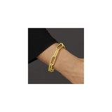Pulseras de eslabones de oro de 18 quilates sobre papel