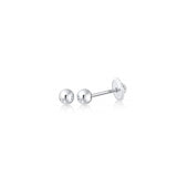 Aretes de diseño de bola para mujeres