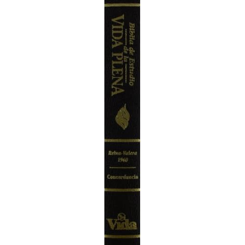 Biblia de Estudio Vida Plena, Español, Piel Negro