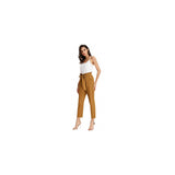Pantalones de mujer con bolsillos, cintura alta Talla XS