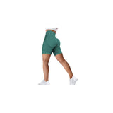 Shorts cortos sin costuras de cintura alta para mujer L