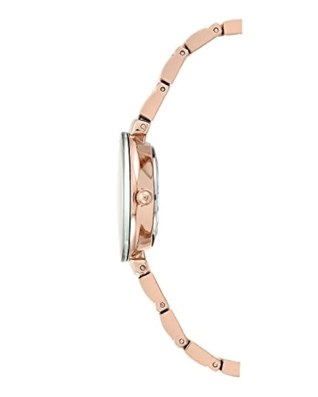 Anne Klein - Reloj de pulsera para mujer con diamantes
