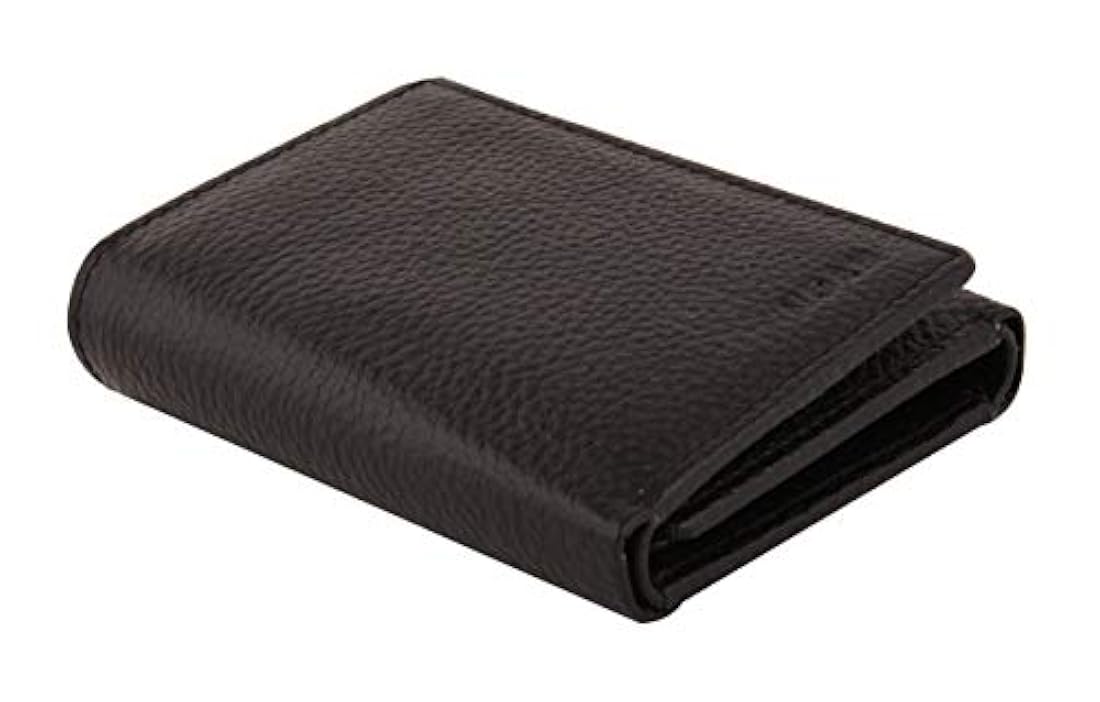 Carteras Tríptico de cuero para hombres Diseño delgado RFID