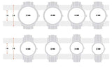 Reloj de cuarzo para hombre de acero inoxidable y cuero