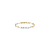 Pulseras ajustable chapada en oro para mujer