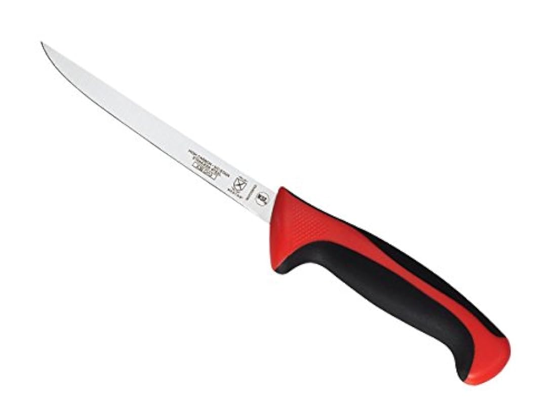 Cuchillo de deshuesar estrecho de 15 cm., Rojo
