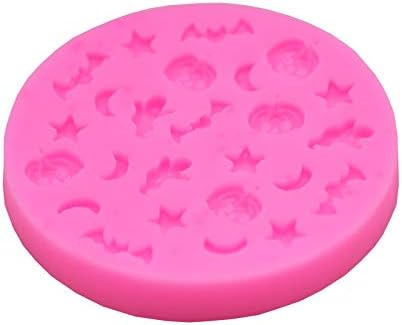 Molde de Silicona Mini Halloween, Ideal para Chocolates y Dulces