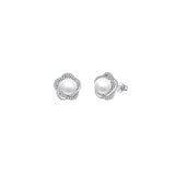 Aretes de perlas para mujer