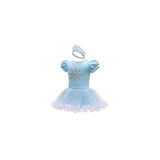 Dsifraz con diadema para bebé diseño de princesa 3-6 meses