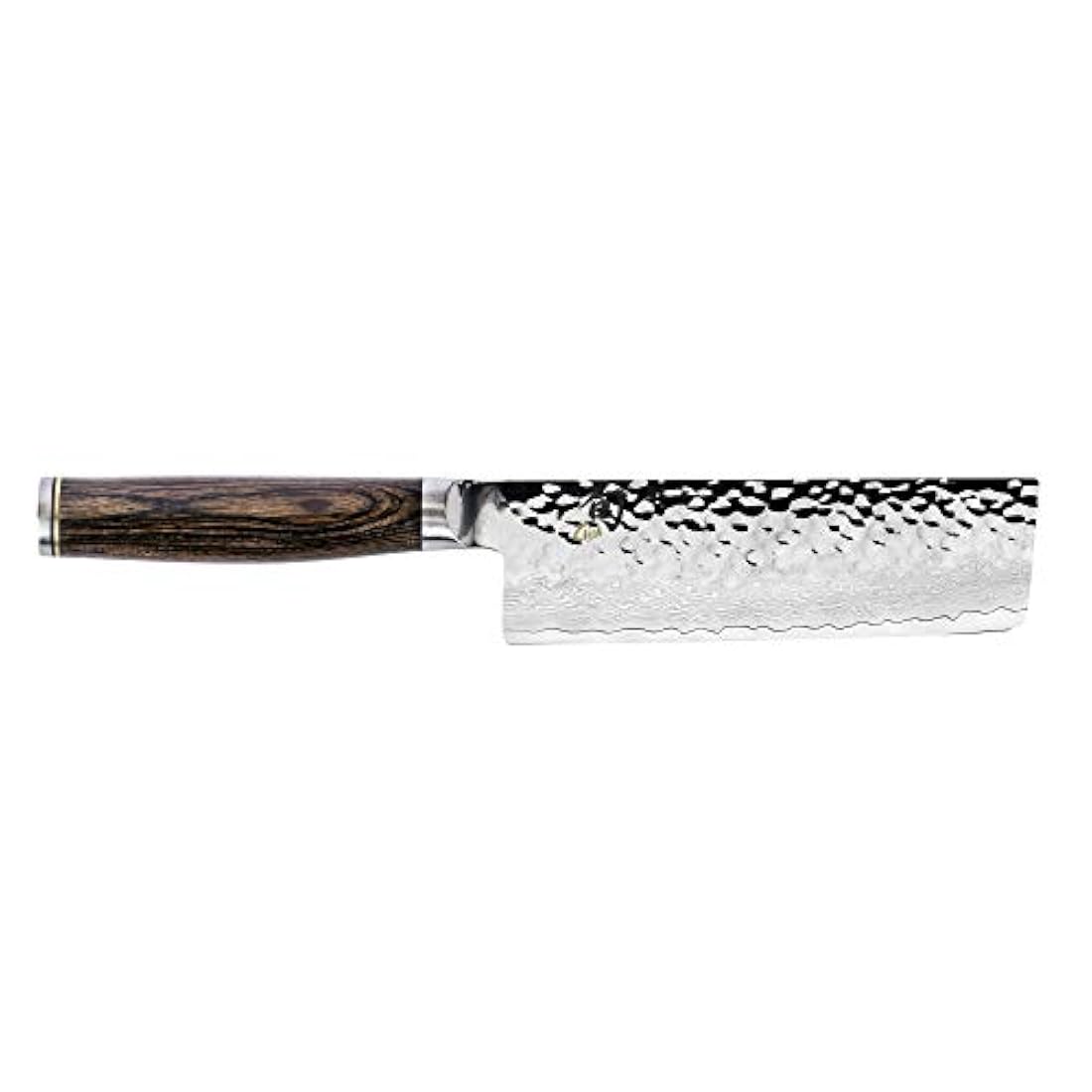cuchillo de 5.5 pulgadas hoja acabada, mango de madera