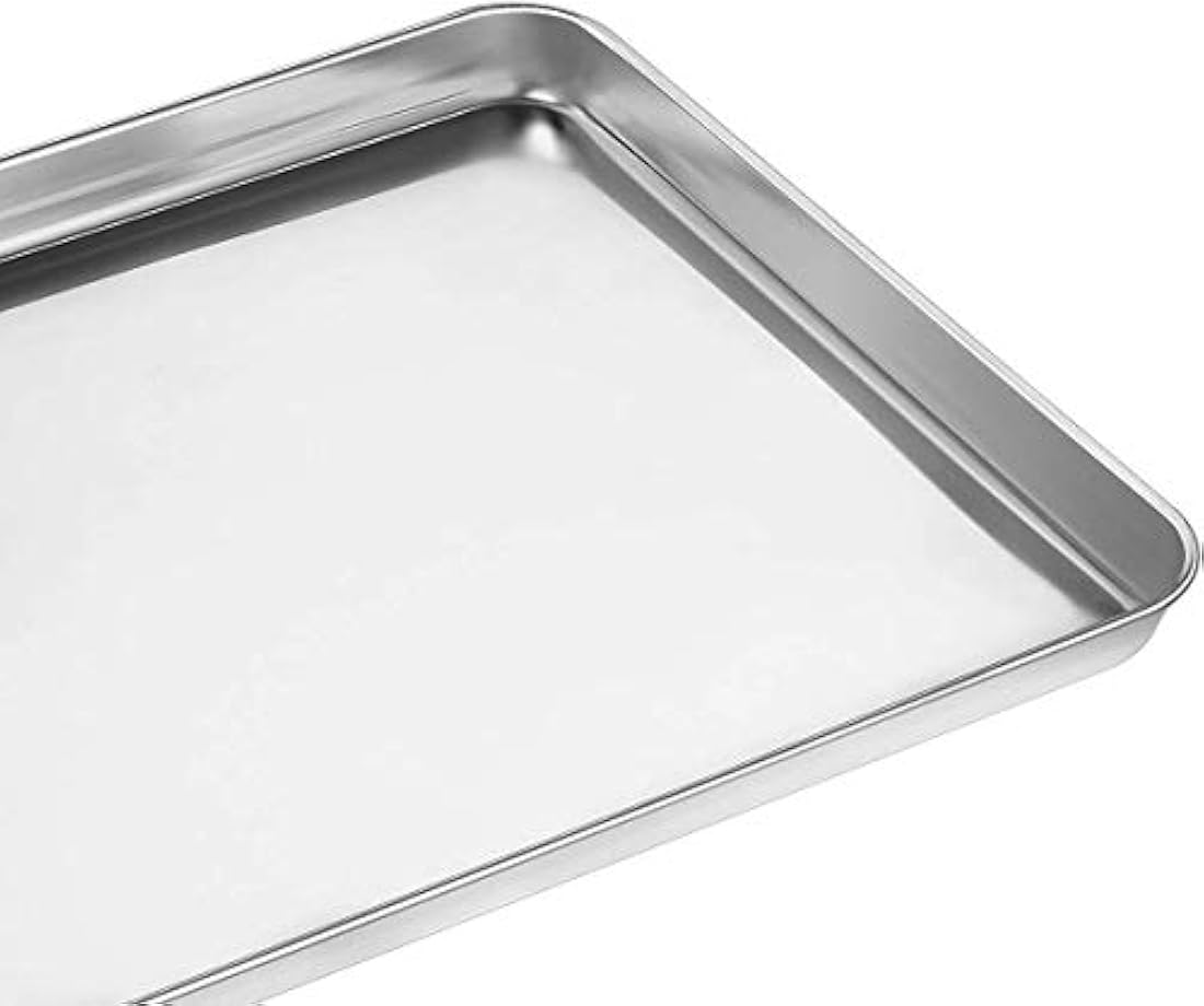 Umite Chef  Juego de 2 bandejas de horno de acero inoxidable
