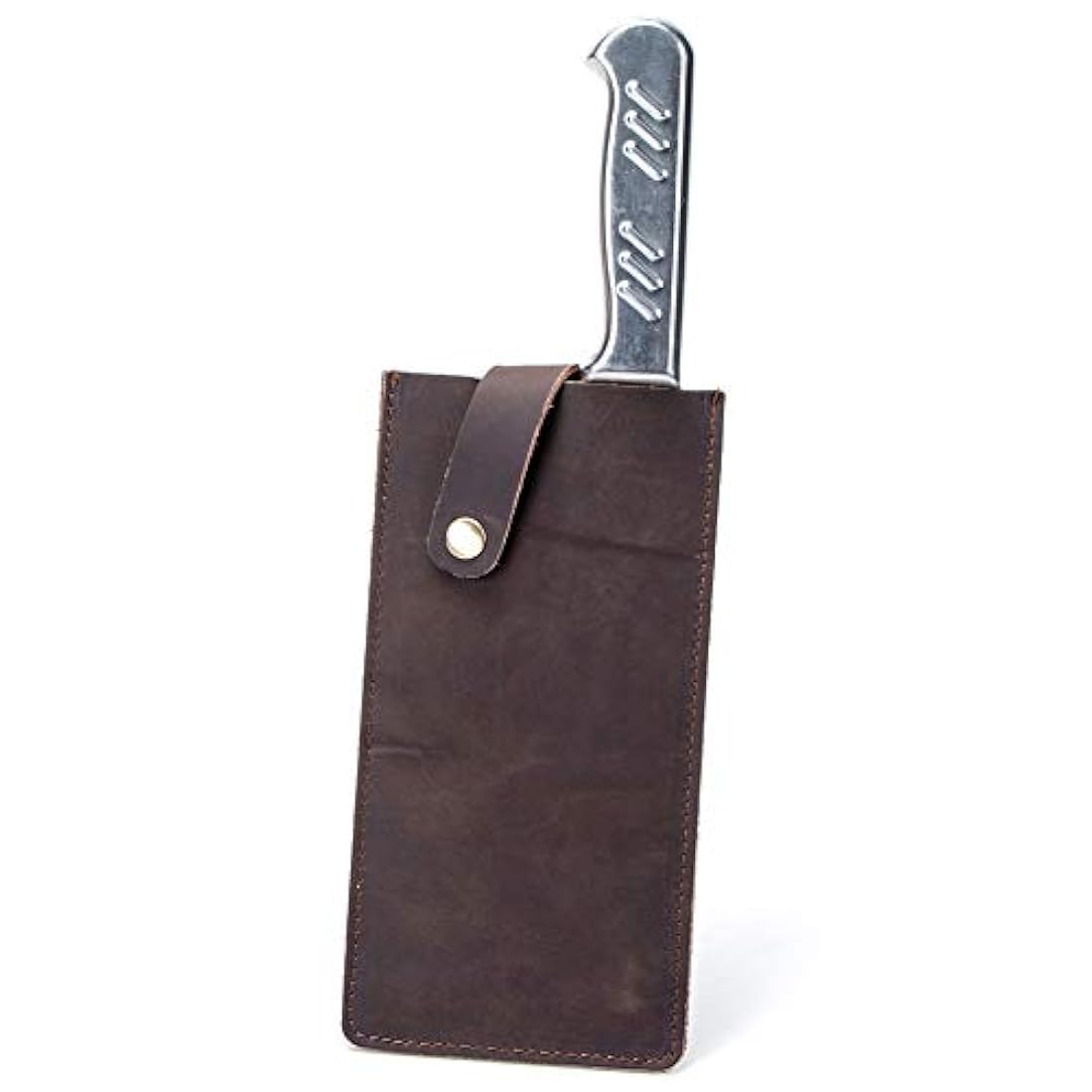 Crazy Horse Leather Knife Sheath, Universal Meat Cleaver