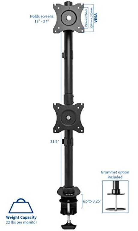 Montaje vertical para escritorio de computadora