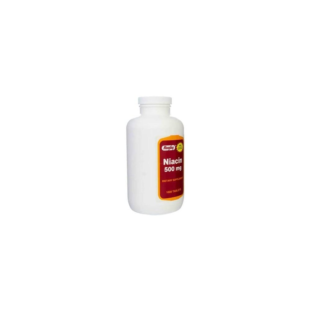 Suplemento Niacina 500 mg 1000 pestañas Pack de 2