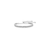 Pulseras de plata de ley 925 italiana ajustable con cadena