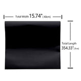 VEELIKE Papel pintado impermeable perla negra autoadhesiva